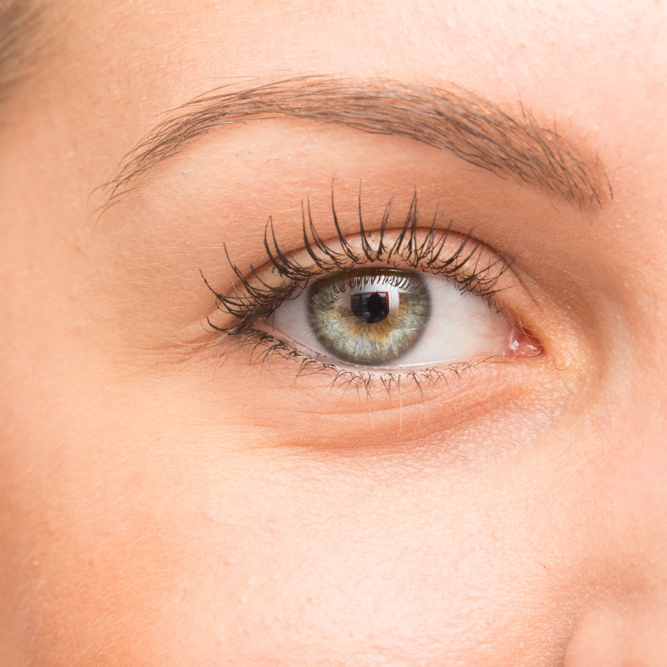 Gorgeous girl close up of eye